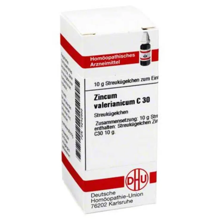 DHU Zincum valerianicum C 30 Globuli, 10 g