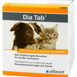 Dia Tab Kautabletten für Hunde und Katzen, 6X5.5 g