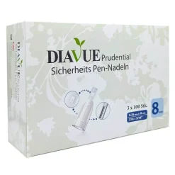 Diavue Prudential Sicherheits Pen-Nadeln 31 Gx8 mm, 3X100 St