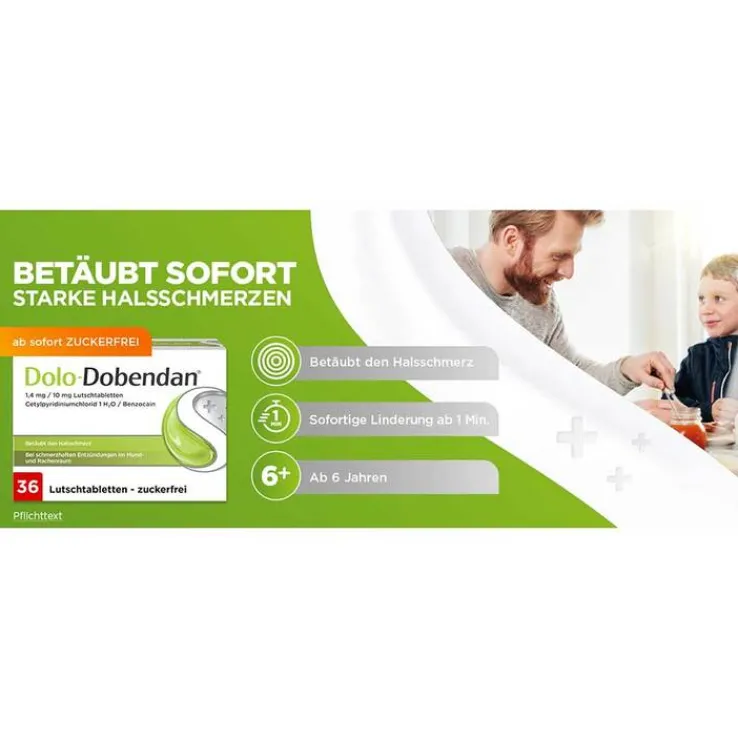Dolo-Dobendan® 1,4 mg / 10 mg Lutschtabletten, 36 St