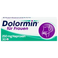 Dolormin für Frauen bei Menstruationsbeschwerden mit Naproxen, 30 St