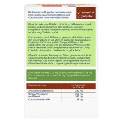 Doppelherz Artischocke Curcuma + Olivenöl Kapseln, 100 St