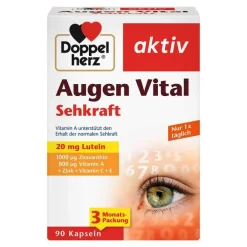 Doppelherz Augen Vital Sehkraft Kapseln, 90 St