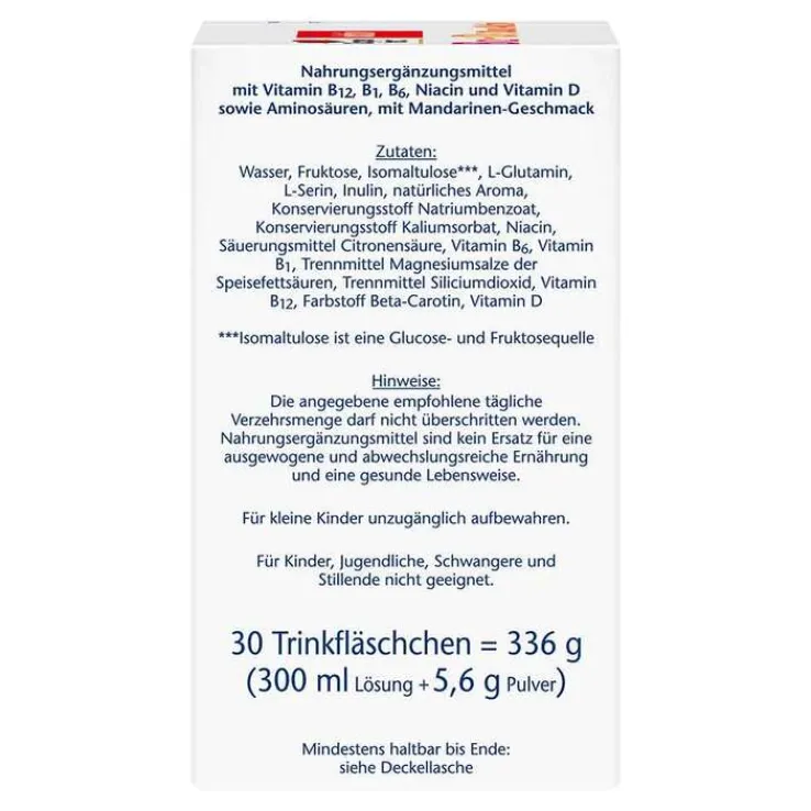 Doppelherz B12 + D3 Duo Aktiv Trinkampullen, 30 St
