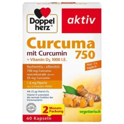 Doppelherz Curcuma 750 Kapseln, 60 St