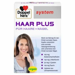 Doppelherz Haar Plus system Kapseln, 30 St