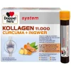 Doppelherz Kollagen 11.000 Curcuma + Ingwer System Trinkampullen, 30X25 ml