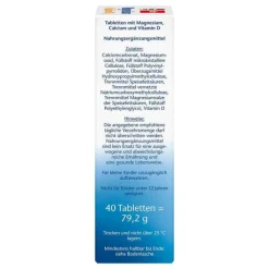 Doppelherz Magnesium+Calcium+D3 Tabletten, 40 St