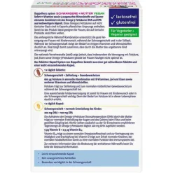 Doppelherz Schwangere + Mütter vegan system Kombipackung, 60 St