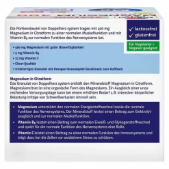 Doppelherz system Magnesium 400 Citrat Granulat, 40 St