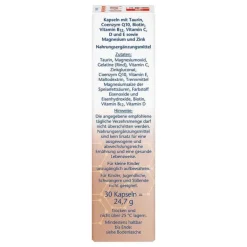 Doppelherz Taurin + Q10 Kapseln, 30 St