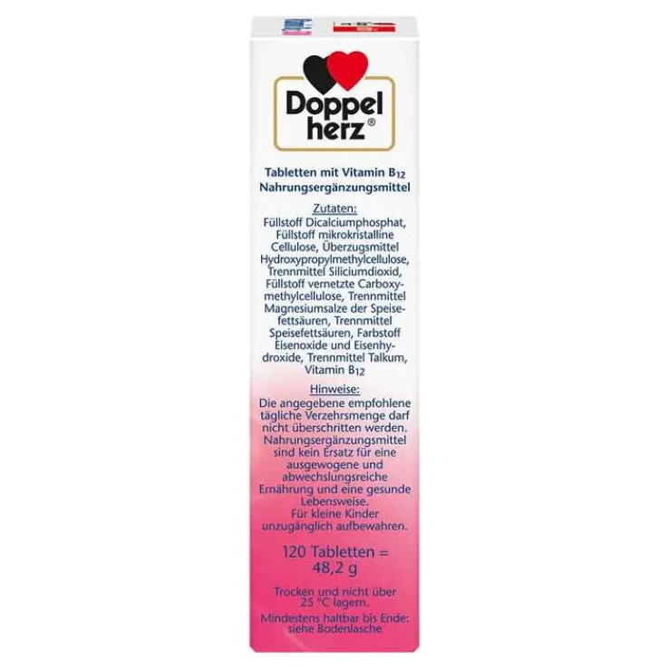 Doppelherz Vitamin B12 500 Tabletten, 120 St