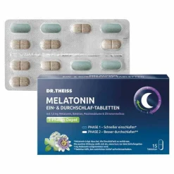 Dr. Theiss Melatonin Ein- & Durchschlaf-Tabletten, 15 St