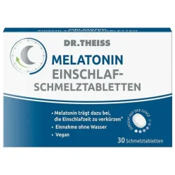Dr. Theiss Melatonin Einschlaf-Schmelztabletten, 30 St