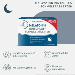 Dr. Theiss Melatonin Einschlaf-Schmelztabletten, 90 St