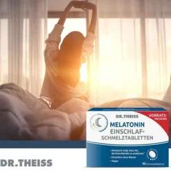 Dr. Theiss Melatonin Einschlaf-Schmelztabletten, 90 St