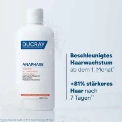 Ducray Anaphase Shampoo bei temporärem Haarausfall, 400 ml