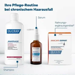 Ducray Anaphase Shampoo bei chronischem Haarausfall, 400 ml