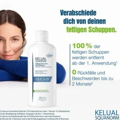 Ducray Kelual Squanorm Anti-Schuppen Shampoo fettig, 400 ml