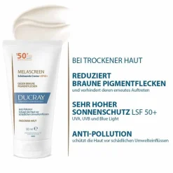 Ducray Melascreen schützende Creme SPF 50 + , 50 ml