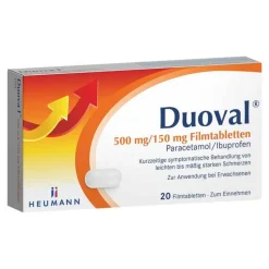 Duoval 500 mg / 150 mg Filmtabletten, 20 St