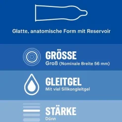 Durex extra feucht Kondome, 8 St