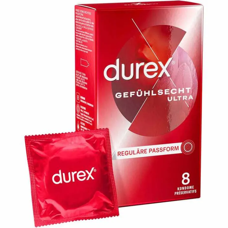 durex® Gefühlsecht Ultra Kondome, 8 St