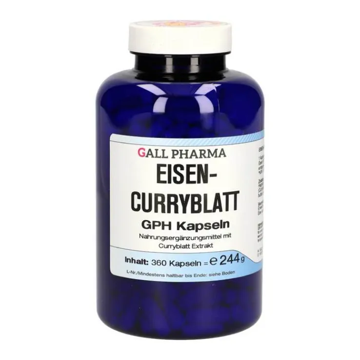 Eisen-Curryblatt GPH Kapseln, 360 St
