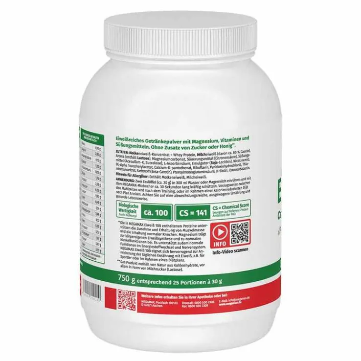 Eiweiss 100 Banane Megamax P, 750 g