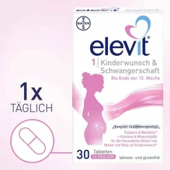 Elevit 1 Kinderwunsch & Schwangerschaft Tabletten, 30 St