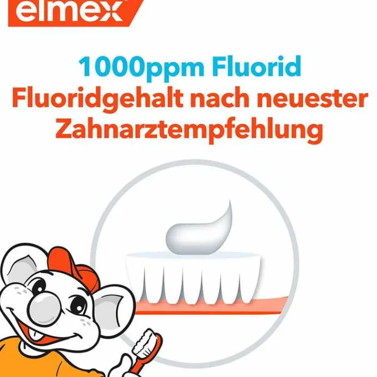 Elmex Kinderzahnpasta 2 - 6 Jahre Duo Pack, 2X50 ml