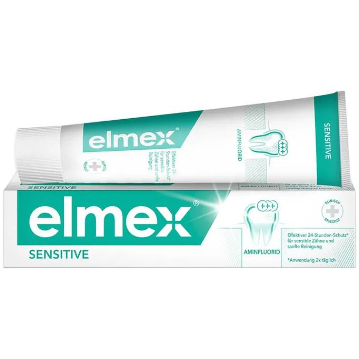 Elmex Sensitive Zahnpasta mit Faltschachtel, 75 ml