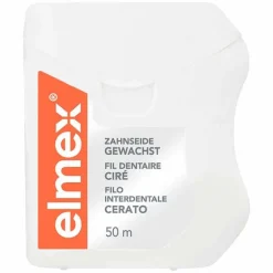 Elmex Zahnseide gewachst mit Aminfluorid, 50 m