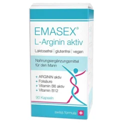 Emasex L-Arginin aktiv Kapseln, 90 St