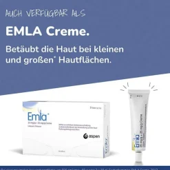 Emla Creme + Tegaderm Pflaster, 5X5 g