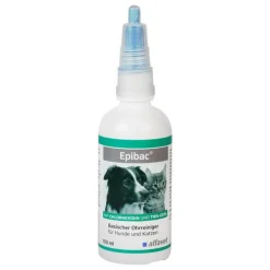 Epibac basischer Ohrreiniger Lösung für Hunde / Katzen, 100 ml