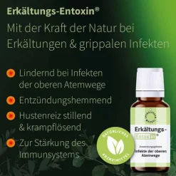Erkältungs Entoxin Tropfen, 50 ml