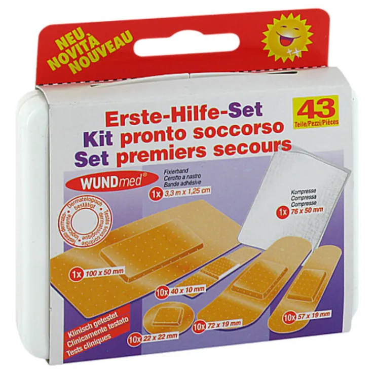 Erste Hilfe Set 43 Teile, 1 St