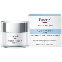 Eucerin Aquaporin Active Creme normale bis Mischhaut, 50 ml
