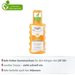 Eucerin Sun Oil Control Body transparent Spray LSF 50 + , 200 ml