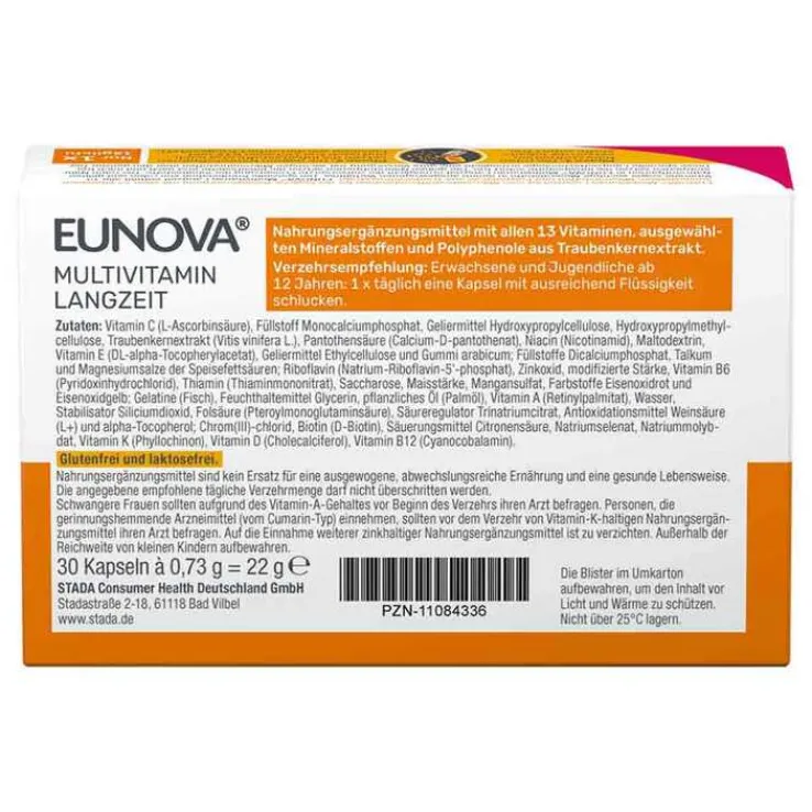 Eunova Langzeit Kapseln, 30 St