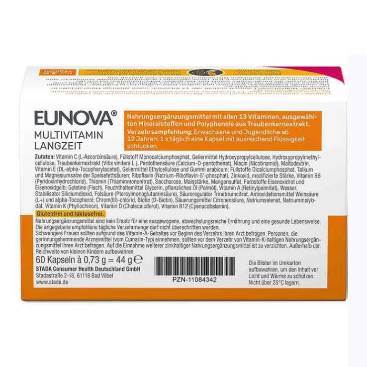 Eunova Langzeit Kapseln, 60 St