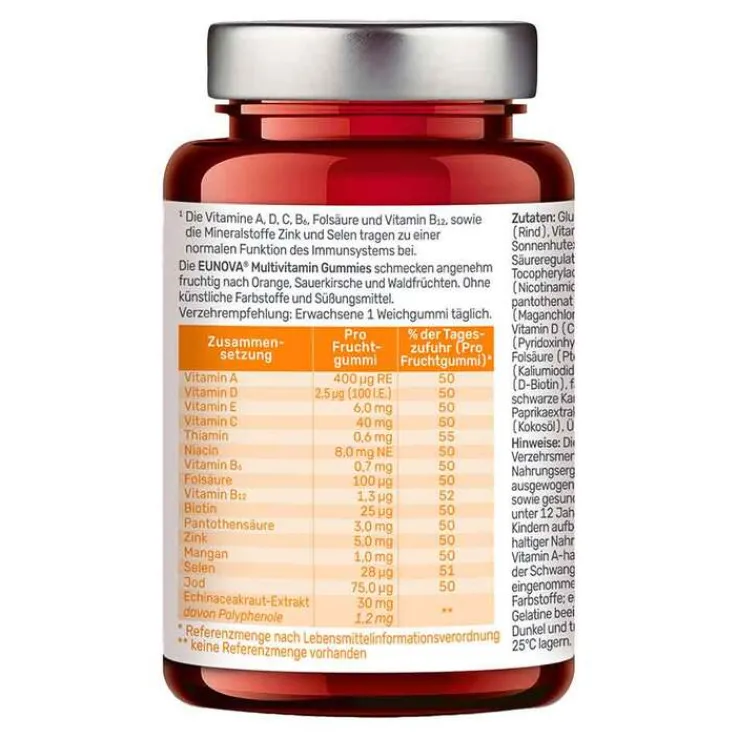Eunova Multivitamin Gummies, 60 St