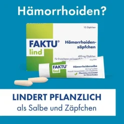 FAKTU lind Hämorrhoidensalbe mit Hamamelis, 25 g