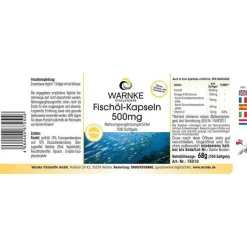 Fischöl Kapseln 500 mg, 100 St