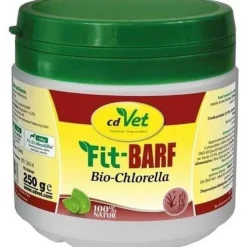 Fit-Barf Bio-Chlorella Pulver für Hunde und Katzen, 250 g