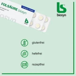 Folsäure Biosyn Tabletten, 50 St