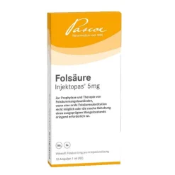 Folsäure Injektopas 5 mg Injektionslösung, 10 St