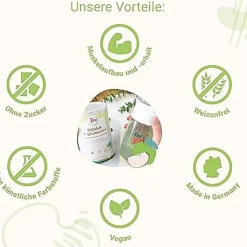 For You Bcca + glutamin Energy & Recovery Apfel Pulver , 480 g