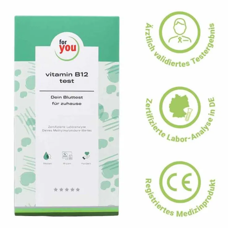 For You vitamin B12 Bluttest für zuhause, 1 St